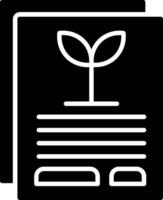 Fresh Content Glyph Icon vector