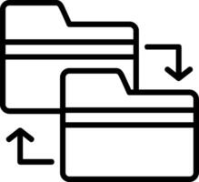 Redirect Line Icon vector