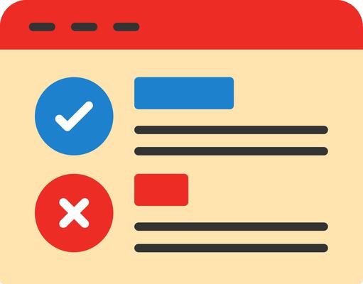 Online Survey Flat Icon