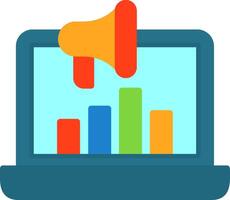 Average Position Flat Icon vector