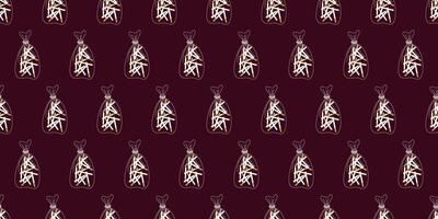 Seamless pattern with cigarettes in plastic bag. background with cigarettes. No smoking and Healthy life concept, No Tabaco. Warning Template for Banner, Flyer, Social media Ads. Design Art vector