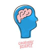Cognitive science concept. Set of elements. vector