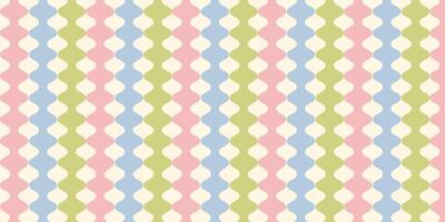 Seamless pattern of stripes of lines of bright colors in cartoon style. vector