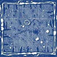 Blue and White Textured Pattern with Abstract Shapes vector
