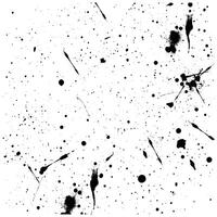 Black Ink Splash Pattern with Diverse Textures vector