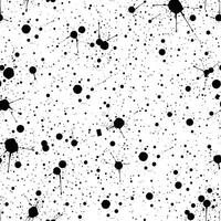 Abstract Black and White Splatter Pattern vector