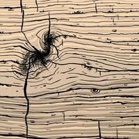 Textured Wood Surface with Distinct Knots and Cracks vector