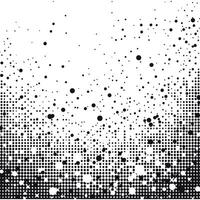 Gradient Black Dot Design with Varying Sizes vector
