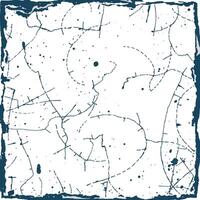 Abstract White Background with Blue Ink Patterns vector