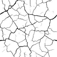 Abstract Cracked Surface Pattern with Black Lines vector