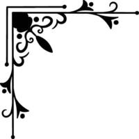 border design pattern hand drawn square shape vector