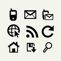 Web Icon Elements vector
