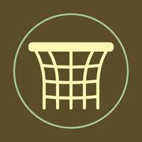 Basketball net trendy icon majestic abstract illustration colorful artwork lovely design vector