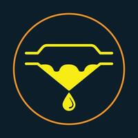 Fuel filter trendy icon glorious abstract illustration colorful artwork lovely design vector