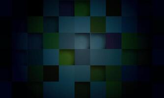 Colorful mosaic pattern block background. abstract square on dark background. vector