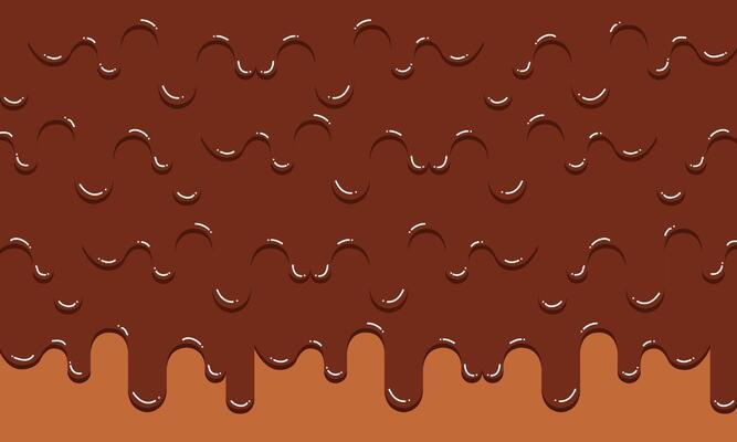 Melted flowing. Dripping paint, Yogurt or Milk flowing down. smooth brown.