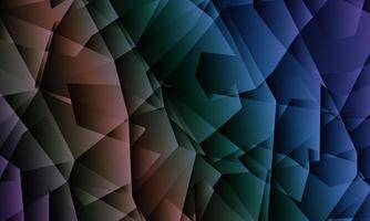 Abstract mosaic polygonal iridescent shapes. colorful glass background. vector