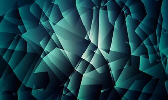 Abstract mosaic polygonal iridescent shapes. blue soft crystal background. vector
