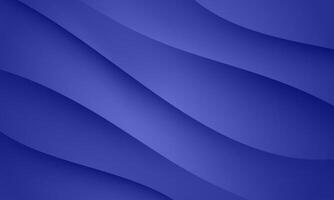 Soft blue texture 3D papercut layers wavy banner. Abstract paper cut art background. vector