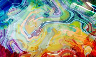 watercolor smooth marble pattern colorful background. Grunge liquid textured abstract. vector