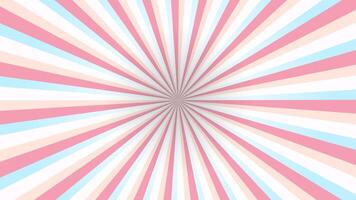 retro starburst or sunburst background pattern with a faded vintage color palette vector
