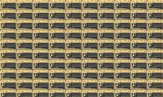 Seamless pattern Profile card vector