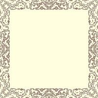 outline brick wall frame with copy space for your text or design vector
