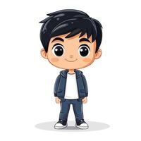 illustration of a child vector