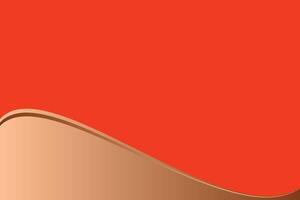 a red and gold background with a wave pattern vector