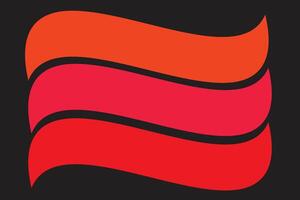 red and orange add banner vector