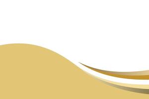 golden waves background vector