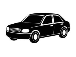 Car icon in simple style on white background vector