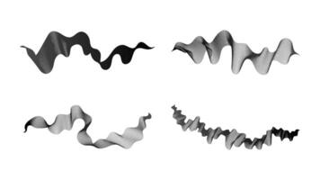 Abstract backdrop with dark wave gradient lines vector