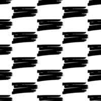 Seamless pattern with black marker scribbles vector