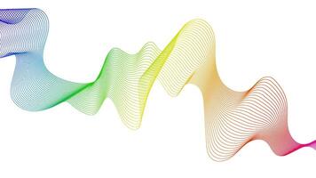 Abstract backdrop with wave gradient lines vector