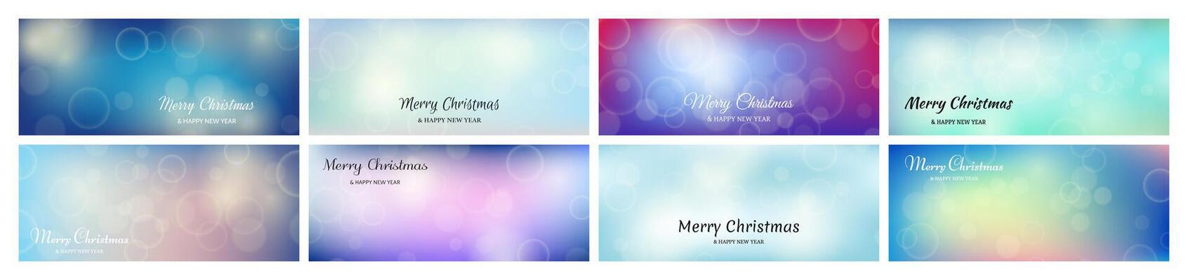 Bokeh background with New Year inscription