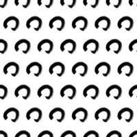 Seamless pattern with sketch circles shape vector
