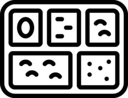 A black and white image of a keyboard with a number pad vector