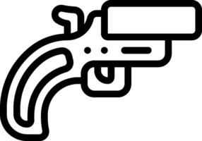 A gun icon on a white background vector