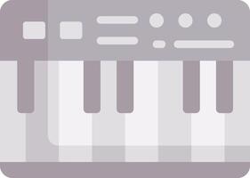 A piano keyboard icon on a white background vector