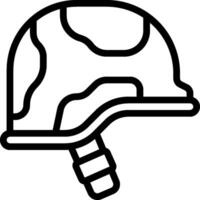 A helmet icon on a white background vector