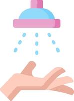 shower illustration design vector