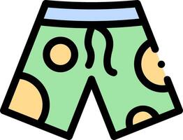 A pair of shorts with polka dots vector