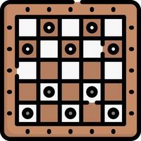A square with black and white squares on it vector