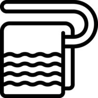 A black and white image of a towel with a wave vector