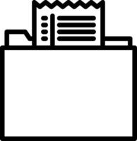 File folder icon vector