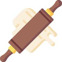 A rolling pin icon on a white background vector