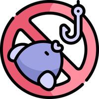 A cartoon mouse with a hook in its mouth vector