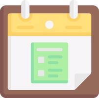 A calendar icon with a check mark on it vector