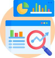 How to use analytics for your business vector